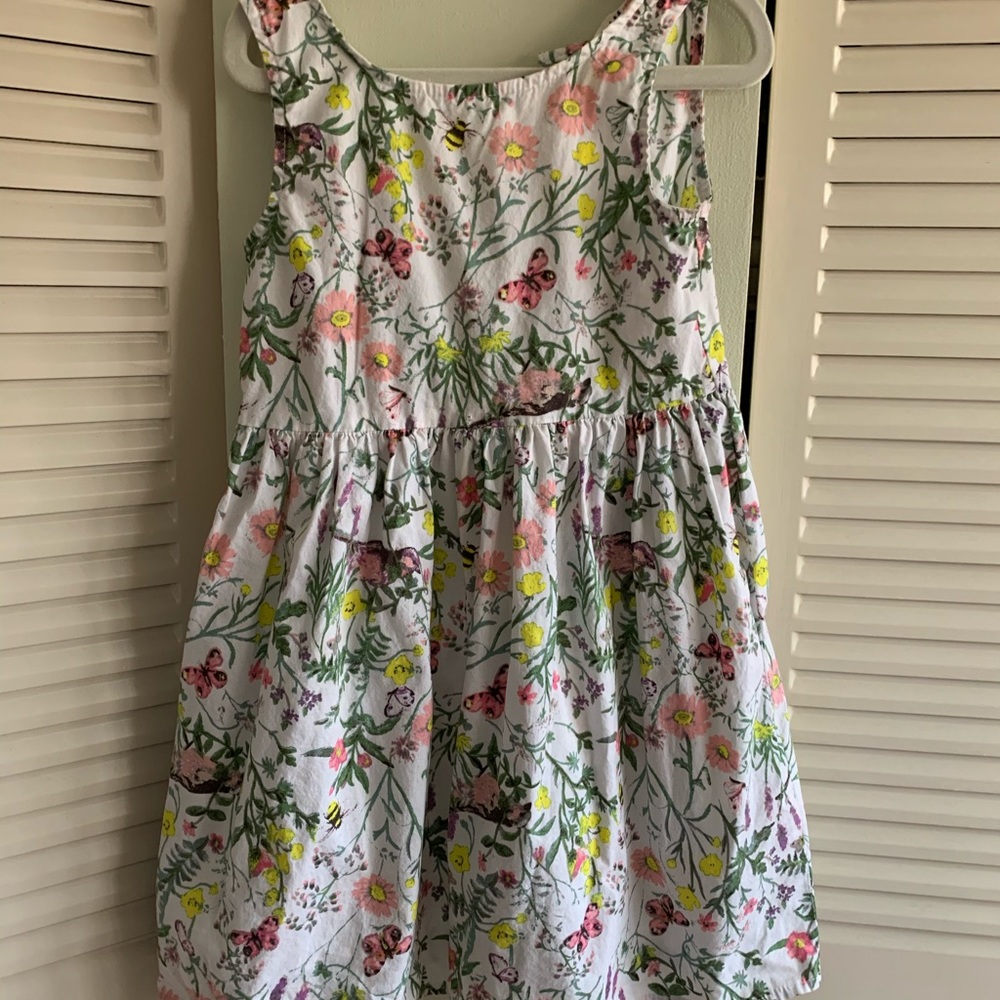 French H&M summer flower dress